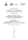 Image: Presentazione LIBRO: LEGGERA - Biblioteca Comunale sabato 7 febbraio ore 16.00
