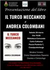 Image: PRESENTAZIONE LIBRO   DI ANDREA COLOMBANI - Biblioteca Comunale sabato 28 marzo ore 16.00