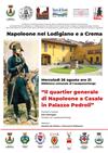 Image: CONVEGNO "NAPOLEONE NEL LODIGIANO E A CREMA" BIBLIOTECA COMUNALE MERCOLEDì 26 ORE 21.00